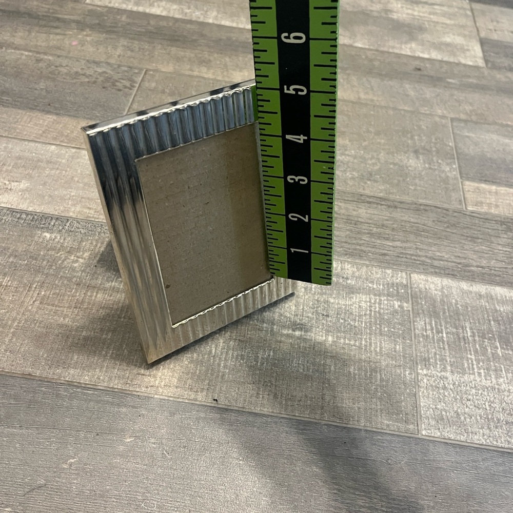 Silver Ribbed Photo Frame - Picture 4 of 8